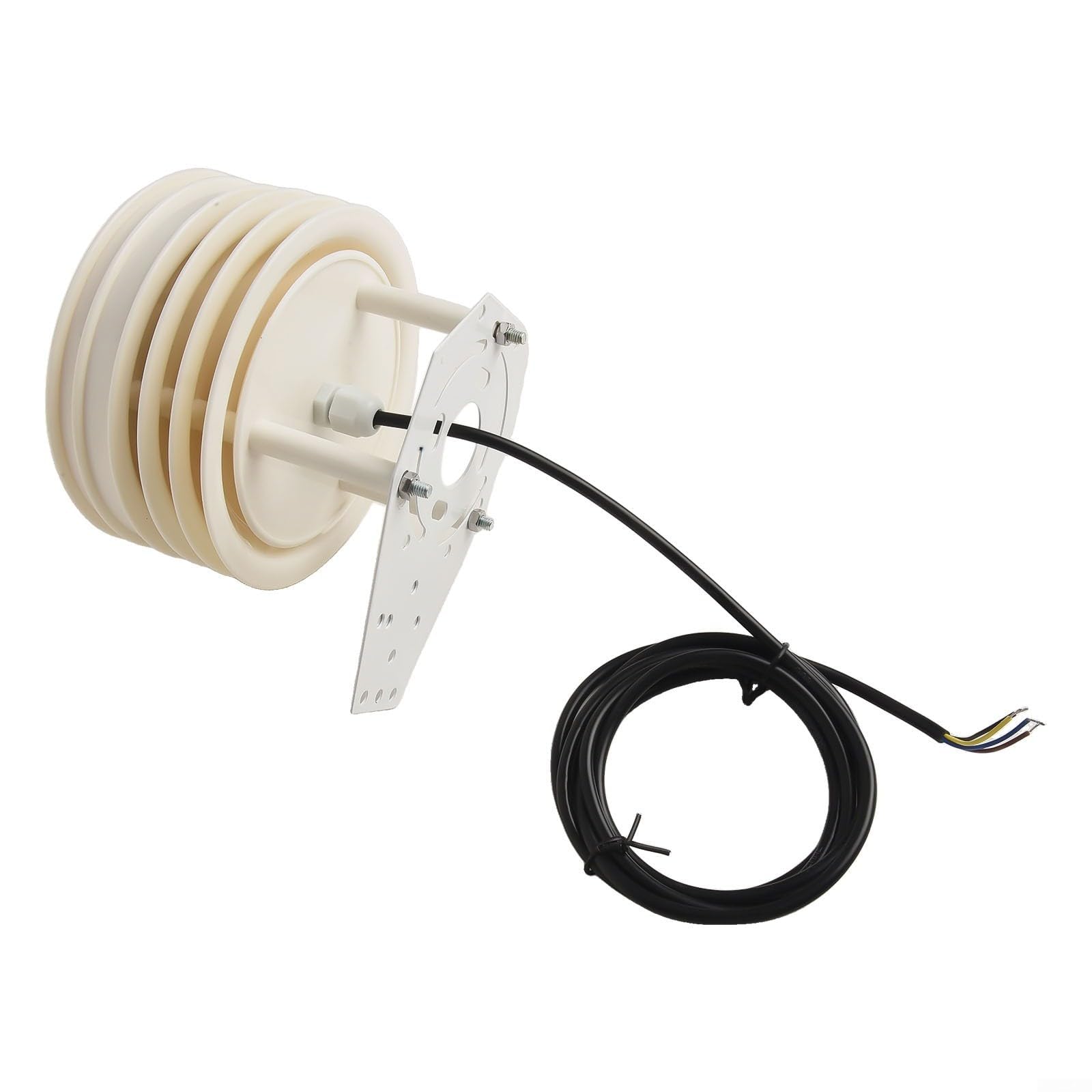 ABS Wetterstation Shutter Box Strahlungsschutz Temperatur Luftfeuchtigkeit Sensor zum Schutz 140 x 78 mm Meteorologie Landwirtschaft Gewächshaus Überwachung (Temp&hum)