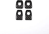 Vista 6 de YIWANG Adhesivo de fibra de carbono para puerta de coche, 4 unidades, para BMW X5 F15 2014 2015 2016 2017 2018, para BMW X6 F16 2015 2016 2017 2018