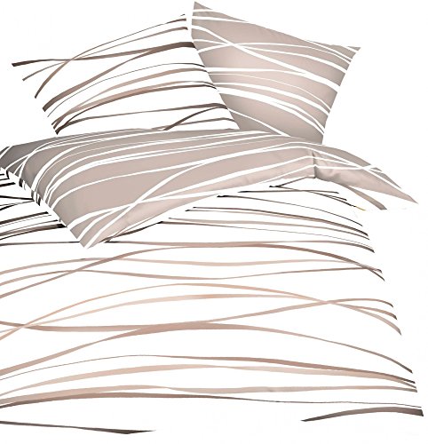 Kaeppel Mako-Satin-Bettwaesche Motion natur