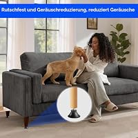 10 Stück Gummifüße Schraubbar M8 x 50 mm Stellfüße Verstellbare Möbelfüße – Ansicht 3