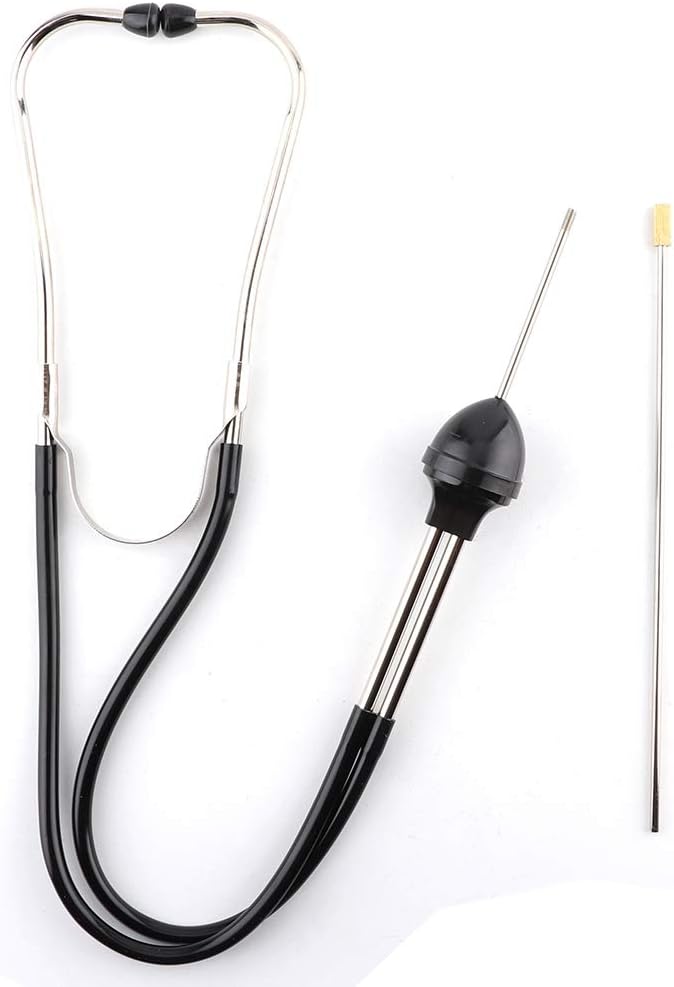 AYNEFYAuto Mechanics Cylinder Stethoscope Mechanic Sound Noise Listen Car Engine Hearing Tool Diagnostic Automotive Mechanic's Tool, Issue Detection Large Tester Mechanical Internal Detector