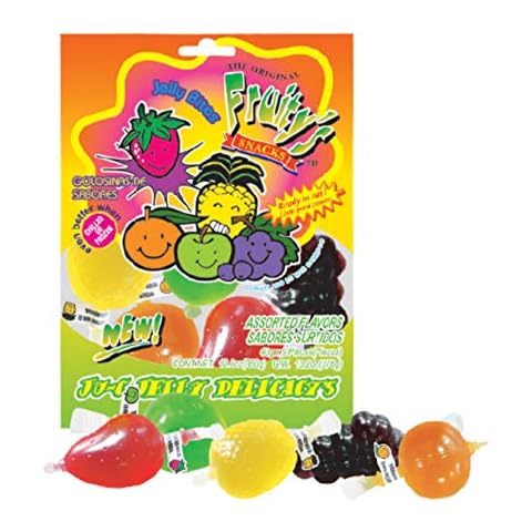 DinDon JU-C Jelly Fruity Snacks Golosinas de Sabores 12.6 oz Bag 3 Pack (JU-C Jelly) Cover