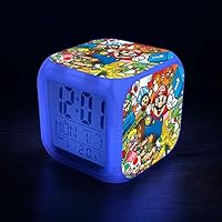 マリオワールド　目覚まし時計　当時物 スーパーマリオ ワールド 目覚まし時計 任天堂 - メルカリ