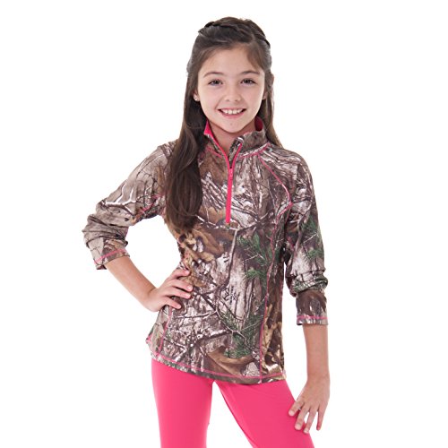 Realtree Girls 1/4 Zip Performance Shirt