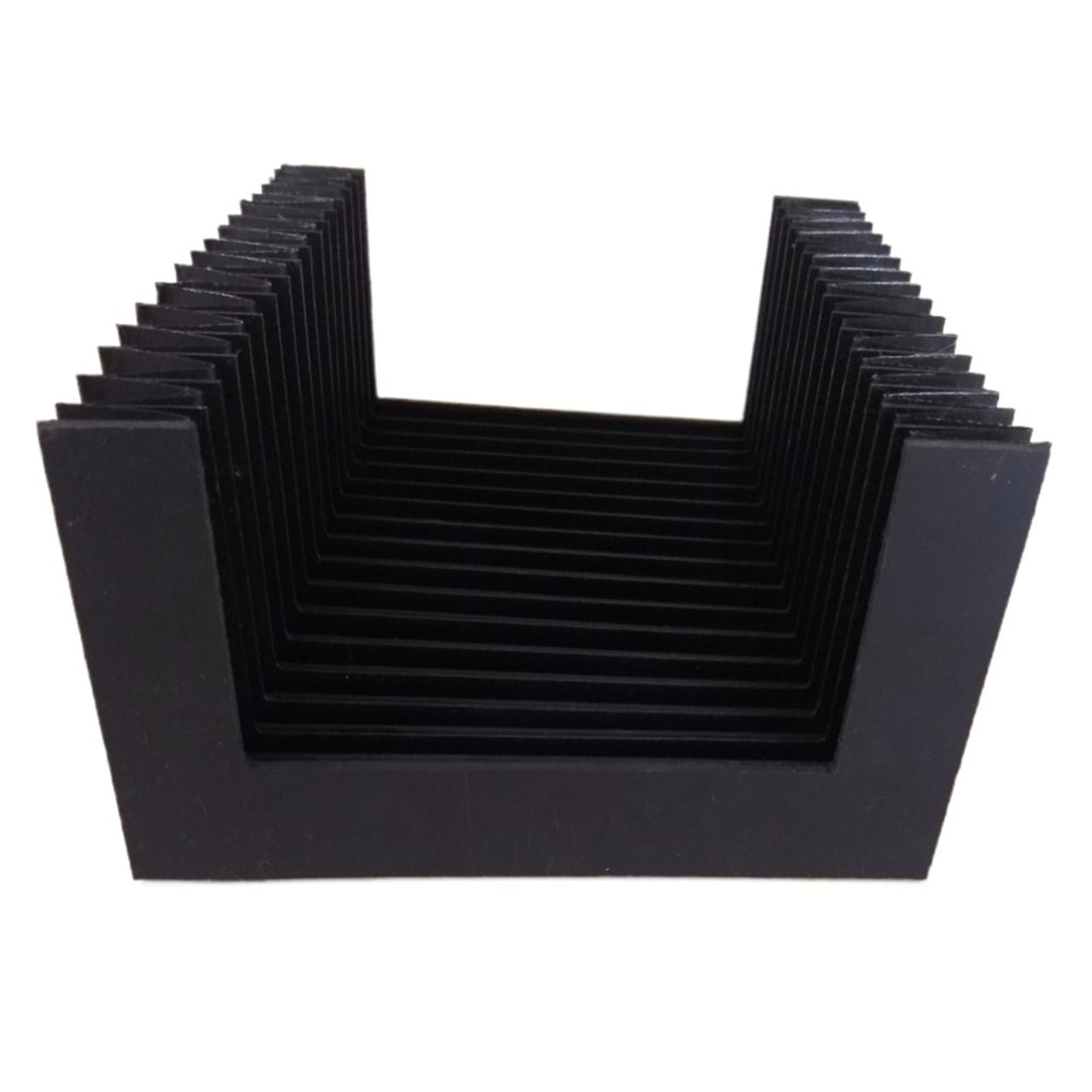 Osłona ochronna na harmonijkę T12, wewnętrzna 140 mm x 40 mm, Lmax 240 mm
