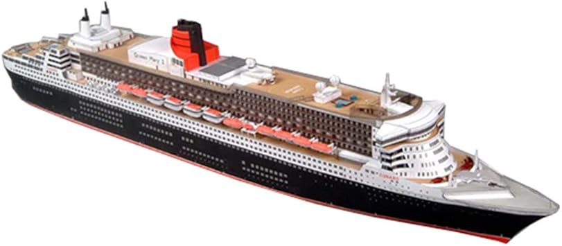 Amazon Co Jp 子供の紙モデルキット 1 400イギリスのクイーンメアリーiiクルーズ船手作りパズルのおもちゃとギフト 44インチ ホビー