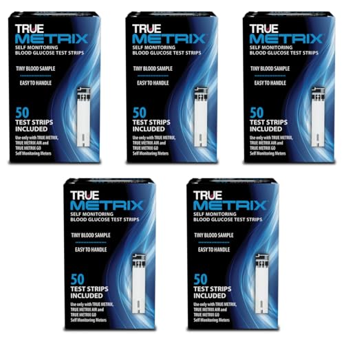 TRUE METRIX® Test Strips 5 x 50ct (250 Test Strips)
