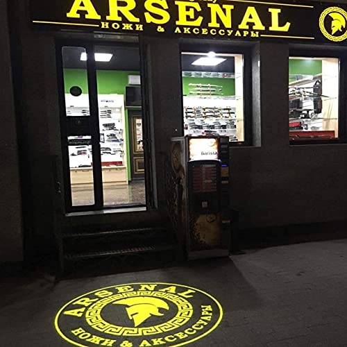 80W Led Logo Gobo Projector Image Rotation Ip67 Waterproof With Manual Zoom Dj Effect Light Custom Gobos For El Car Wash Restaurant Store Wedding Advertising Outdoor Use #TOP2