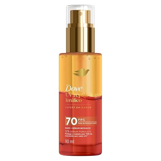 Dove Óleo e Sérum Bifásico UV Repair & Glow + Ferúlico 110ml