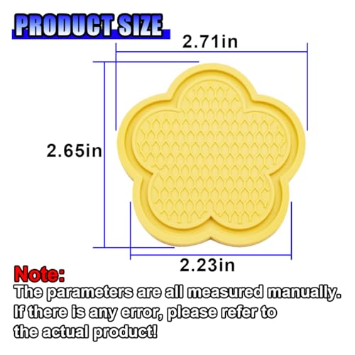Set de 4 posavasos para portavasos de auto en flores amarillo miniatura 2