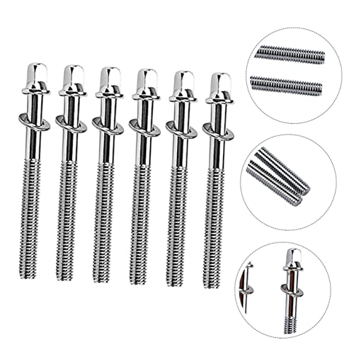 6 Pack Snare Drum Lug Screws Claw Hardware Drum Set Parts Replacement Tension Rods miniatura 4