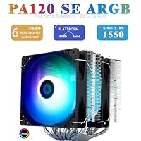 TR-Thermalright Peerless Assassin 120 SE ARGB CPU Luftkühler, Dual Tower und Lüfter mit 6 Heatpipes,2x TL-C12C-S PWM Lüfter mit 1550U/min,für AM5/AM4,Intel LGA1851/1700/1150/1151/1200 – Ansicht 2