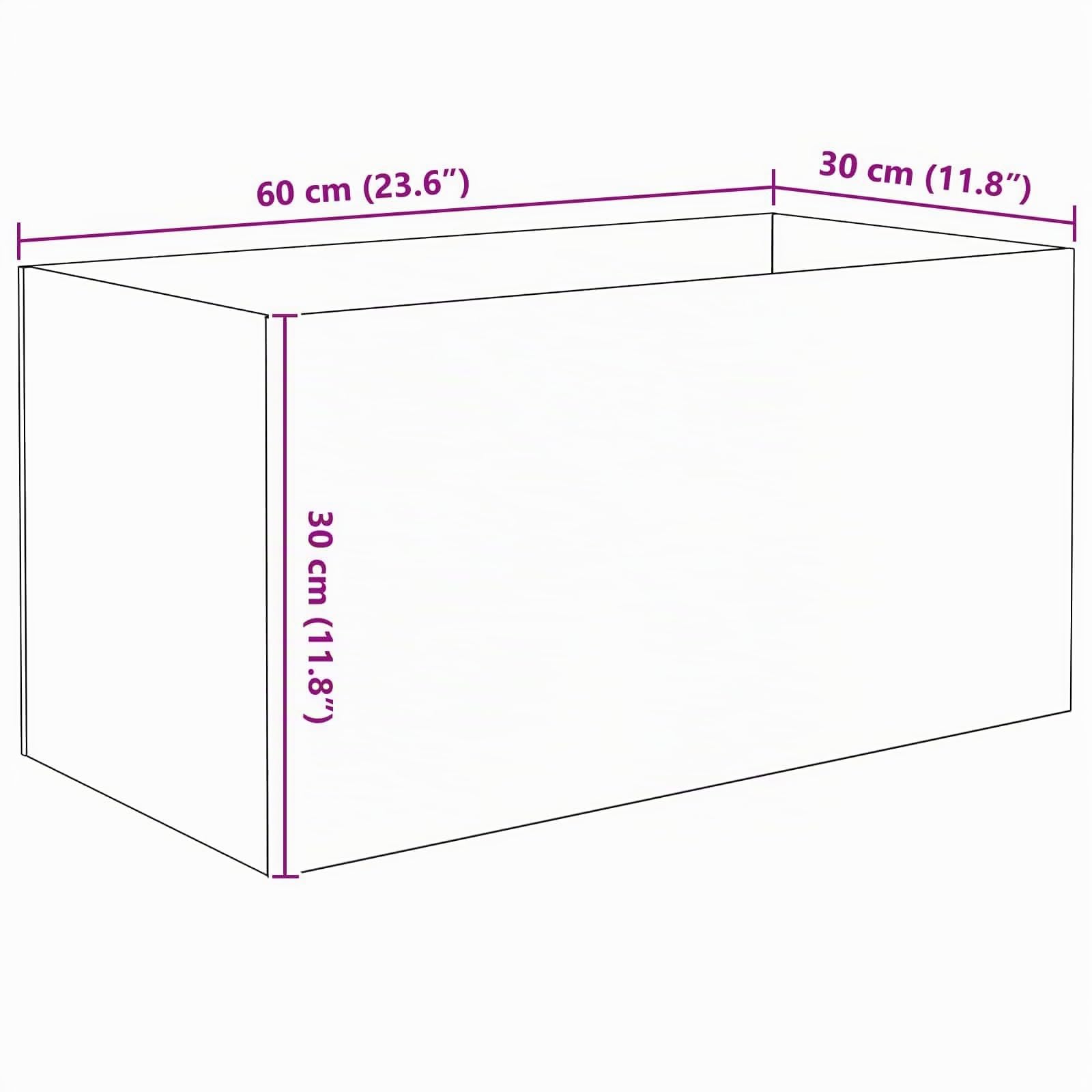 vidaXL Acuario con Almacenamiento Transparente 60 x 30 x 30 cm Cristal, Acuario exhibidor, Tanque de Vidrio Moderno, pecera panorámica, para Interiores y Exteriores
