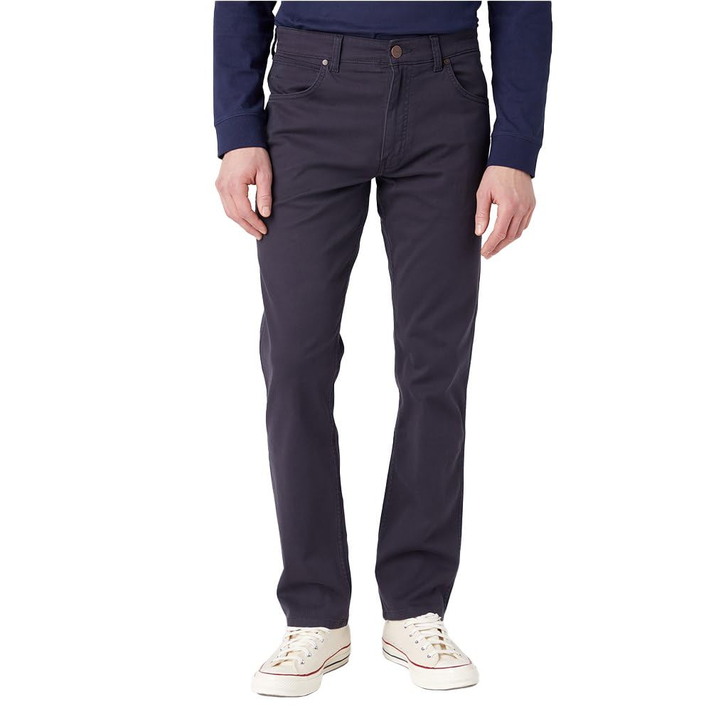 Wrangler - Jeans Uomo - vestibilità Dritta Regular - Greensboro - Azzurro Fade