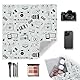 kamera wrap einschlagtuch everyday bag brillenputztücher,Protective Wrap Selbstklebe-Etui Kit Kratzfest Staubdicht Waschbar Tuch für Kameras Telefon kosmetische Produkte,35 * 35CM(Digitaler)