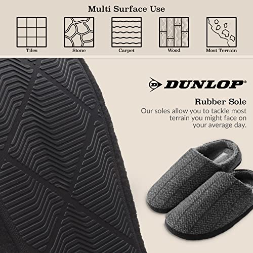 DUNLOP Pantofole Uomo Ciabatte Uomo Invernali da