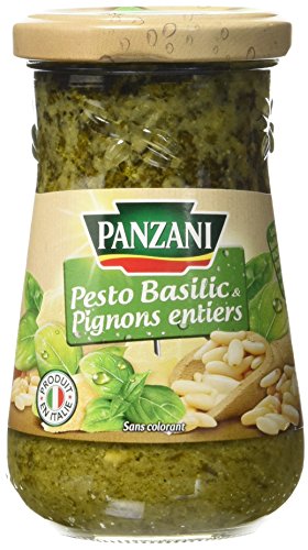 Panzani Sauce Pesto Basilic et Pignons Entiers 190 g
