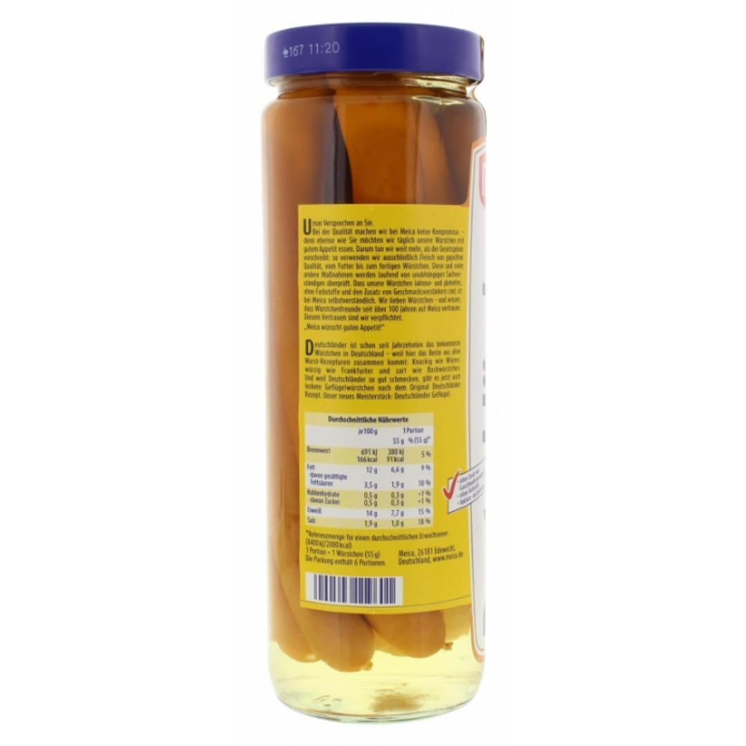 Geflügel Würstchen Wurst 330 Gramm x 5 STÜCK mit Pufai