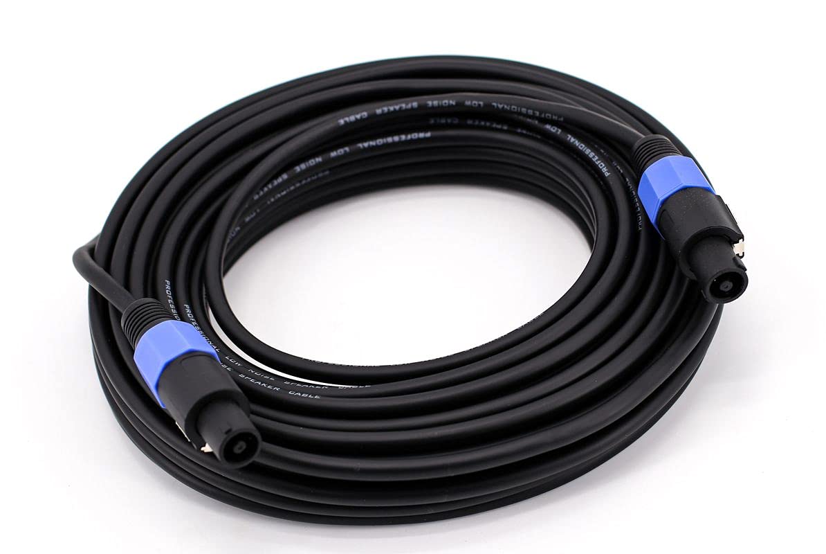 Lautsprecher-Kabel 20 Meter 2x 2,5mm² Speakon-Stecker SPK PA Speaker Professional Audiokabel Boxenkabel