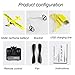 Glider Airplane Toys, Sacow Remote Control RC Helicopter Plane EPP Foam 2CH 2.4G Toy (Yellow)