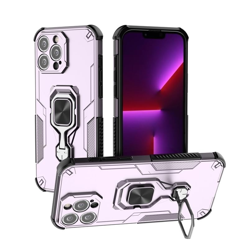Coque iPhone 13 Pro Max béquille intégrée housse protection souple rose