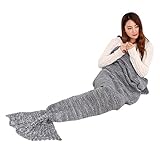 Tangpan Mermaid Tail Blanket Color Grey