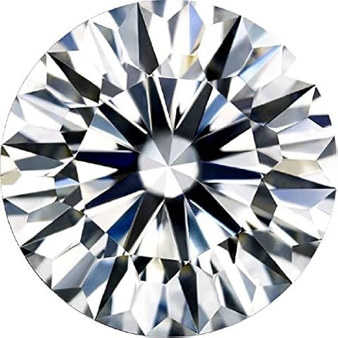 Diamonbella Brilliant 10 Hearts 10 Arrows Loose Simulated Diamond Ideal Round Cut Cover