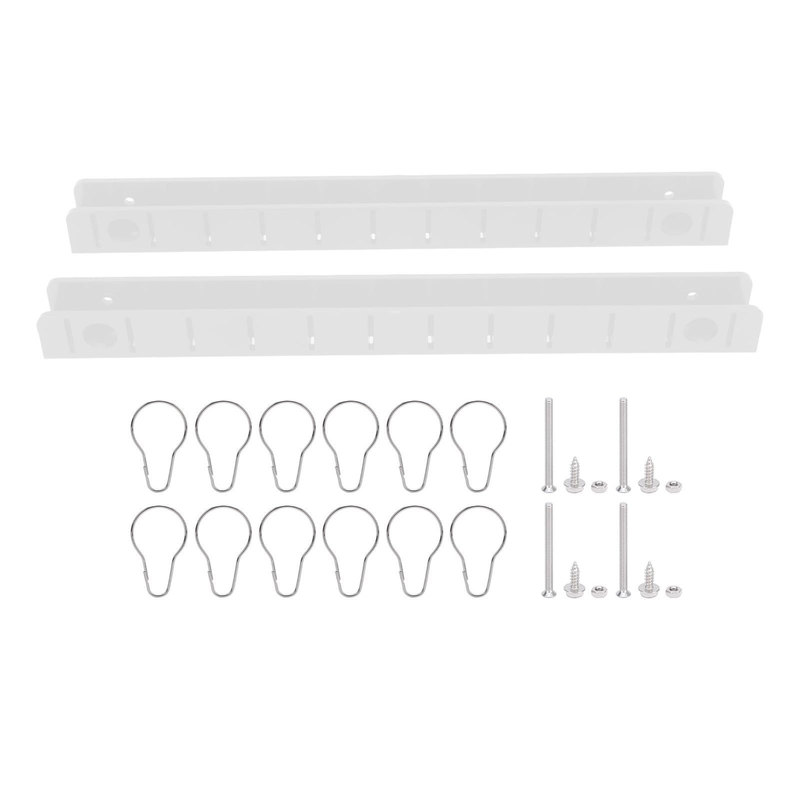 EIMSOAH 2 Pcs Fishing Bait Storage Rack, Yacht Boat Speedboat Fishing Soft Lure Hook and Holder, for Storage (White)