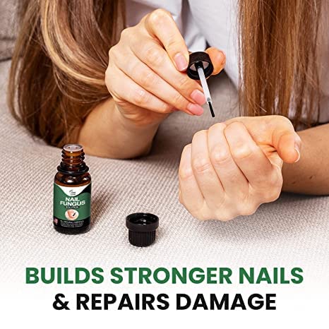 Toenail Fungus Treatment Extra Strength - Fungal Nail Treatment For Toe Nail & Fingernails - Nail Repair Solution For Thick, Broken, Discolored Nails - Renews Damaged Cracked Ingrown Toenail - Tea Tree Oil For Healthier And Extra Strength Nails - Made In Usa #TOP4