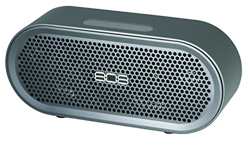 Wireless, Portable Bluetooth Speaker, TXS from 808 Audio with 17 hr Battery, Bass Boost for Premium Sound, Heavy Duty, Durable, Anodized Aluminum Casing for Indoor or Outdoor, at Home or on The Road