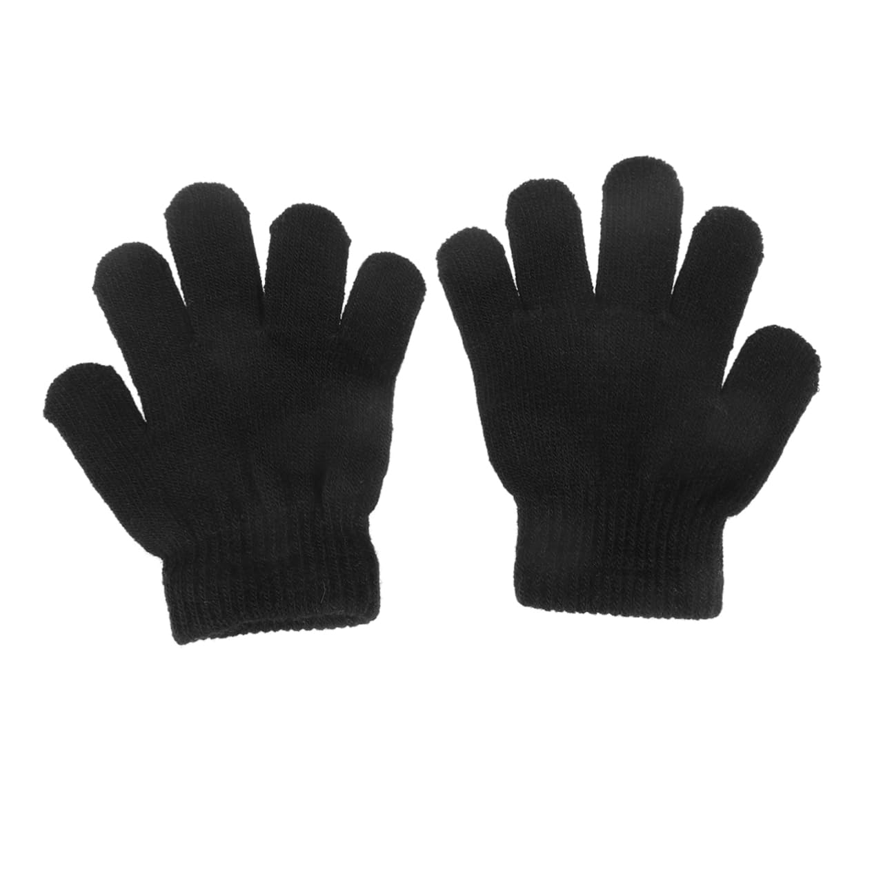 CONGARTENO 12 Pair Children's Knitted Gloves Warm Winter Mittens Full Finger Gloves for Boys Girls