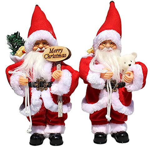 Amazon | クリスマス サンタクロース 電動サンタクロース 人形 飾り