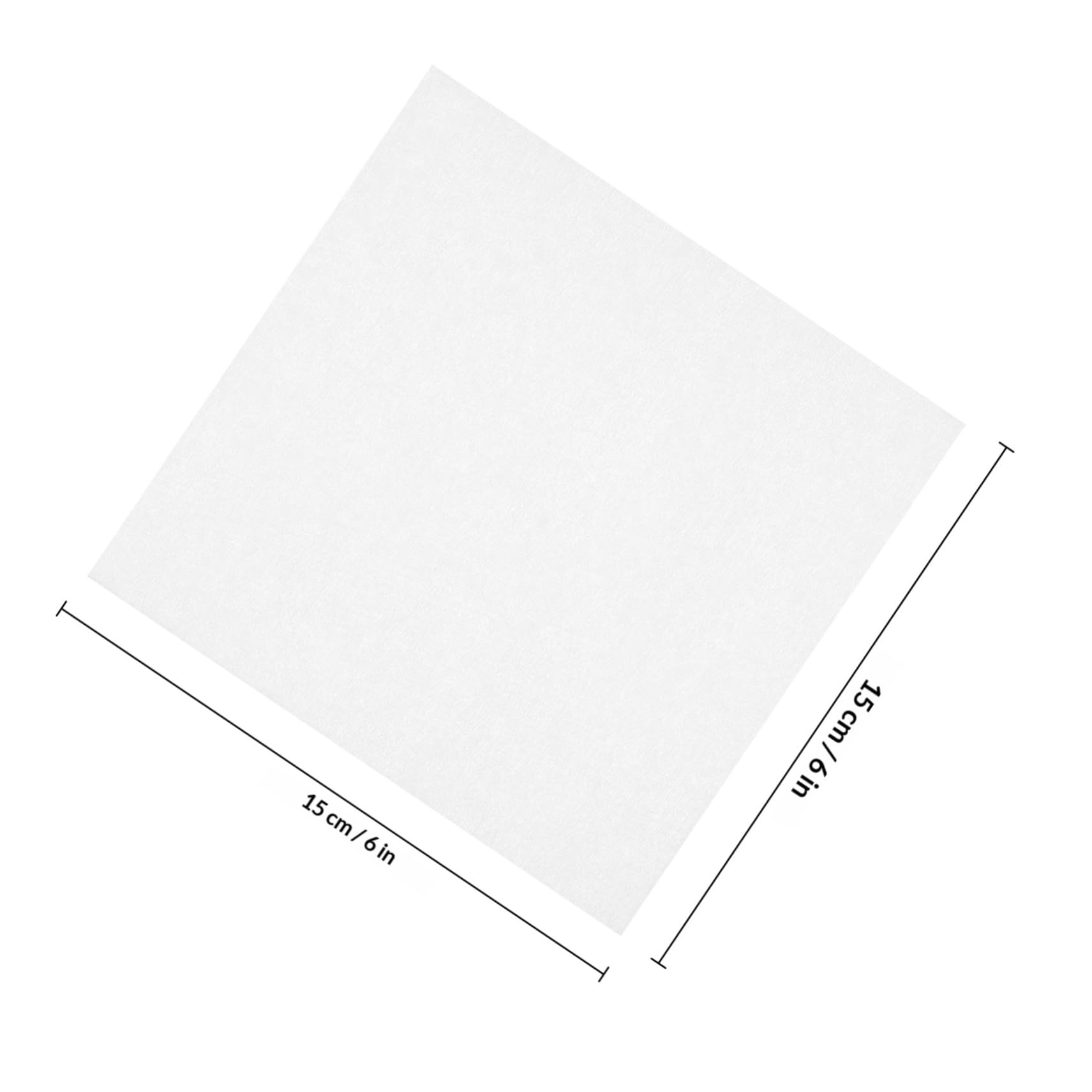Toallitas Desechables sin Pelusa 6x6 Pulgadas para Limpieza de Pantallas y Lentes, Paños Secos sin Polvo para Laboratorios, Electrónica y Óptica, Paquete de 300 Unidades