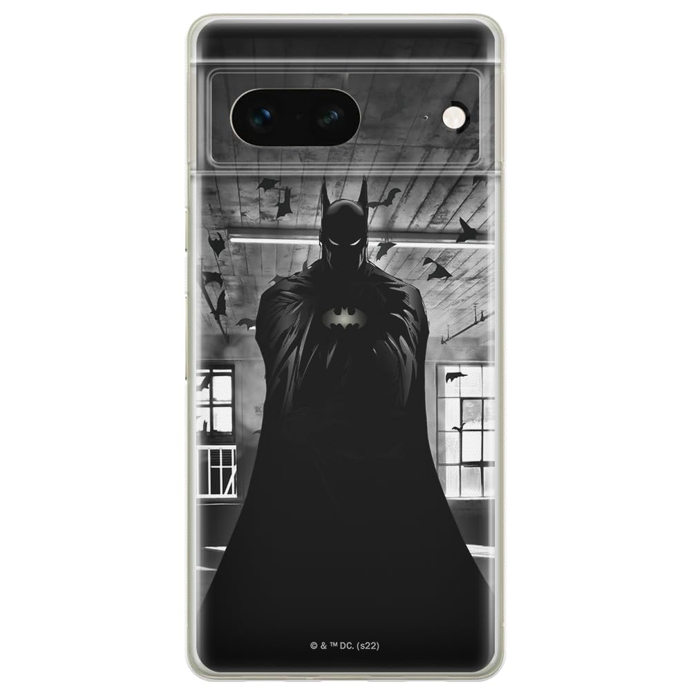 ERT GROUP mobile phone case for Google PIXEL 7 original and officially Licensed DC pattern Batman 068 optimally adapted to the shape of the mobile phone, case made of TPU