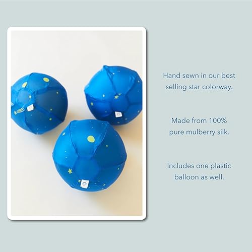 Miniatura 6 de Sarah's Silks Cubierta de bola de globo de estrella  Cubierta de globo de seda real  Juguete creativo de Waldorf para juego abierto