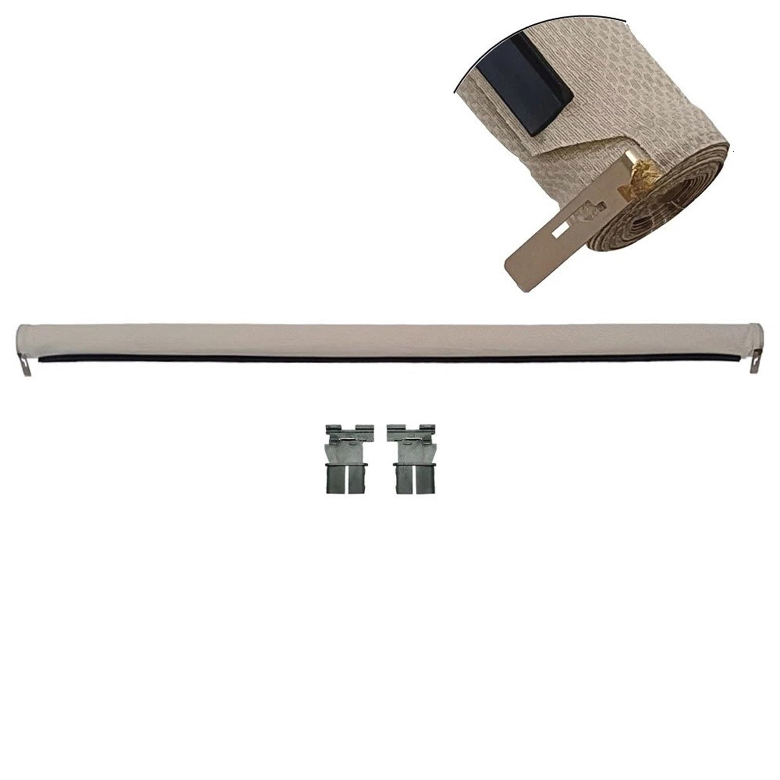 Parasol Coche con Protección para Q5 2008 2009 2010 2011 2012 2013 2014 2015 2016 2017 2018 Cortina Enrollable Parasol Techo Corredizo Panorámico Protector Solar Coche(Beige)