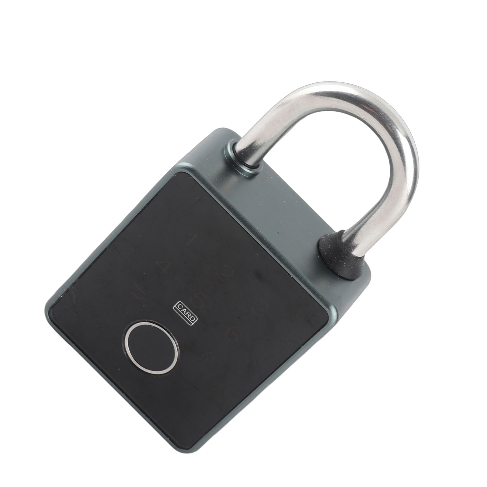 Candado Inteligente con Huella Dactilar con Control de Aplicación, Candado sin Llave Resistente a la Intemperie IP65 para Viajes en Taquillas de Gimnasio, Copia de Seguridad de Llaves,