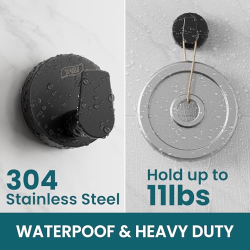 Image of TAILI Suction Cup Hooks for Shower, Removable Towel Hooks for Bathrooms
