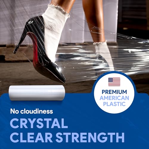 international plastics co 1834 plastic stretch film wrap 1200 feet 500 stretch ability