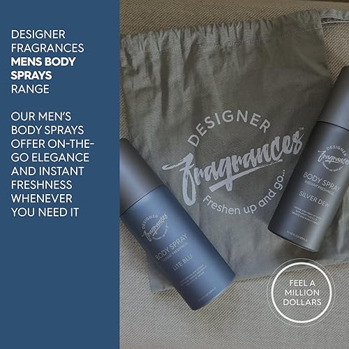 Designer Fragrances One Billion Male Twin Gift Set - Includes 150ml Body Spray Deodorant Cans, 50ml Men’s Eau De Parfum Sprays - For Instant Freshness on The Go - Long Lasting Smells - Image 6