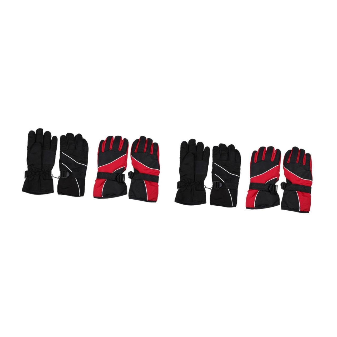 SOIMISS 4paare Unisex Winterhandschuhe wasserdichte Und rutschfeste Skihandschuhe Für Outdoor-aktivitäten Warm Und Strapazierfähig Zum Radfahren Laufen Und Skifahren