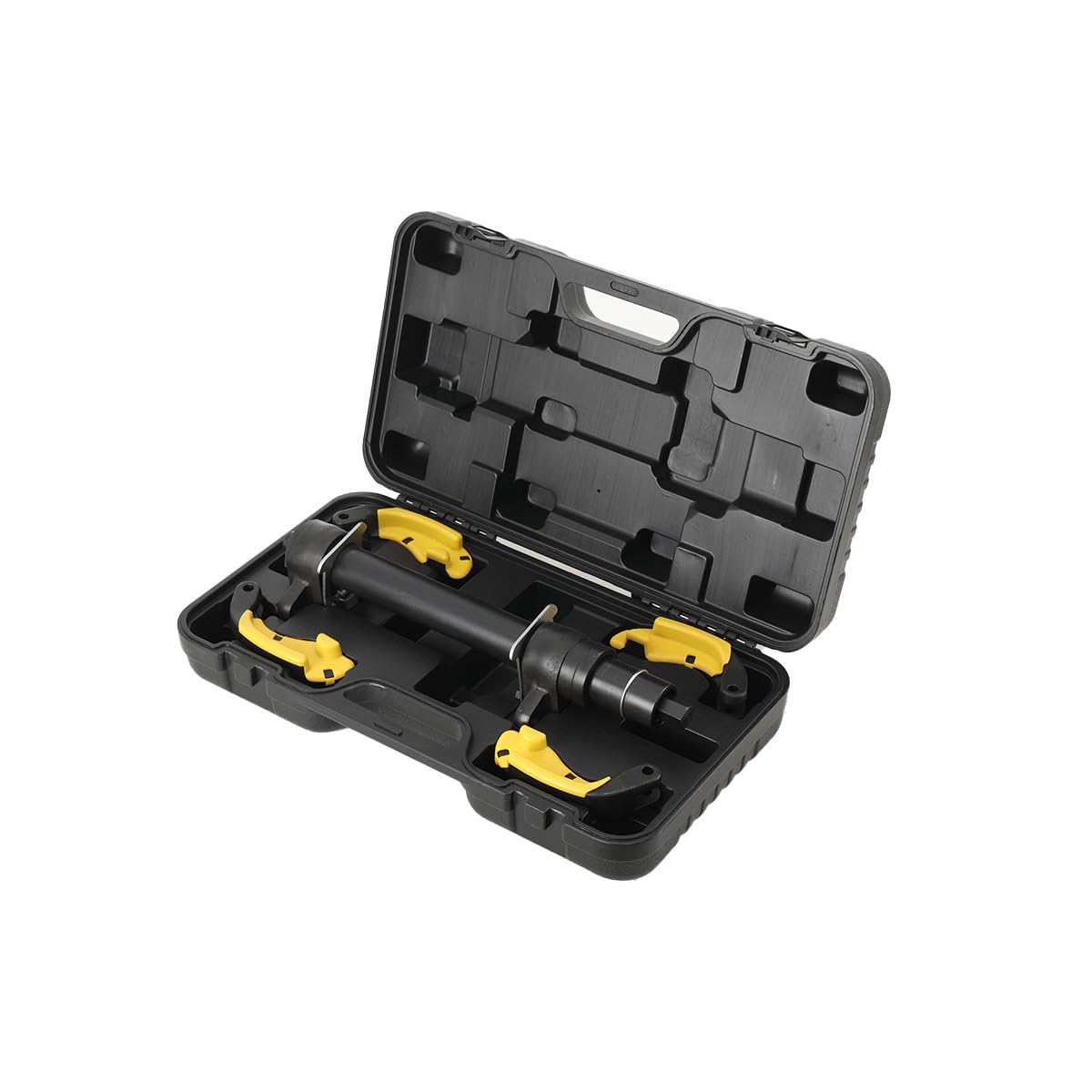 Federspanner 2300kg – Universal Federbeinspanner Set für KFZ Stoßdämpfer & Fahrwerk – Universal Federspanner KFZ für Motorräder, Autos, SUVs und mehr, Federdurchmesser 100-265mm