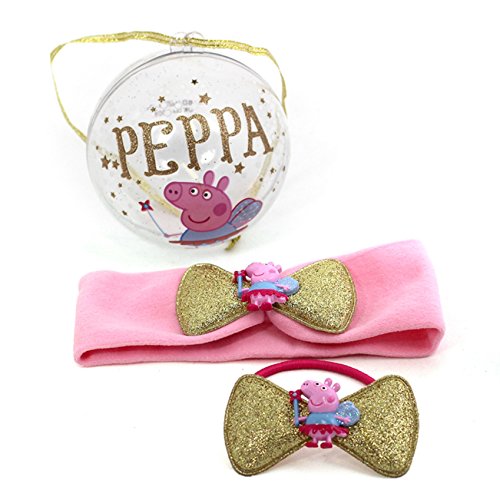 Peppa Pig Official Hanging Bauble - Peppa Hair Bow Inside