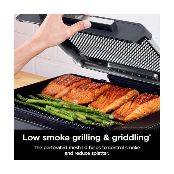 Ninja-Griddle-and-Indoor-Grill-14-Electric-Grill-For-Steak-Burgers-Salmon-Veggies-and-More-Pancake-Griddle-Nonstick-Dishwasher-Safe-500F-Even-Cooking-Silver-GR101