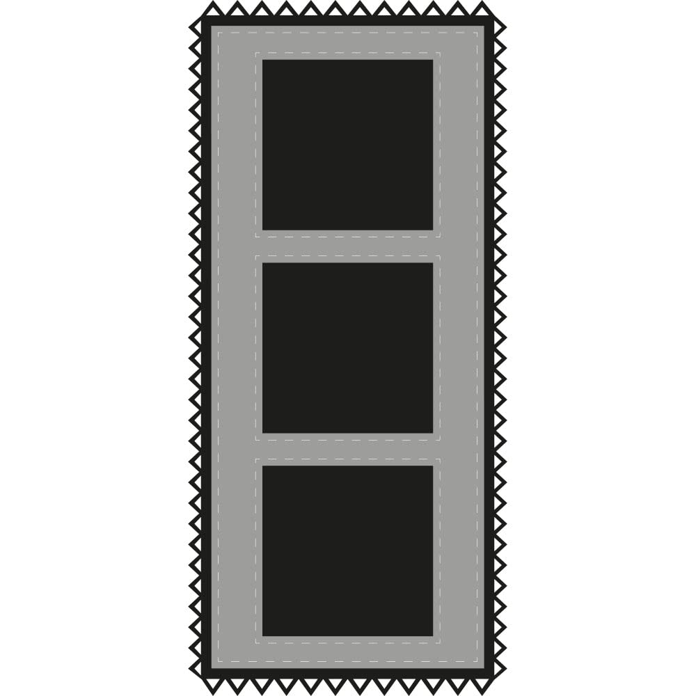 Marianne DesignCraftables, Slimline 3 Squares, for Paper Craft Projects, Silver or White, One Size