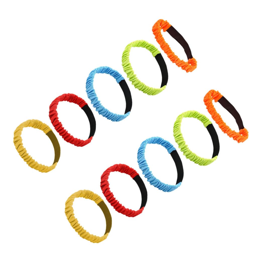 Toyvian 30piezas Bandas De Tres Piernas Coloridas Cintas Elásticas para Aire para Adultos y Suministros De Fiesta Divertidos