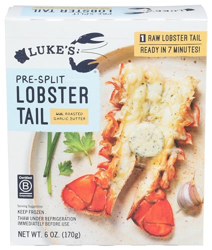 Lukes Lobster 0860005257584 Garlic Butter With Split Lobster Tail cover