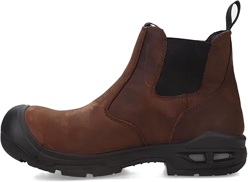 KEEN Utility Botas de trabajo Juneau Romeo de altura media con puntera suave, impermeables, para hombre
