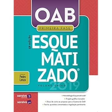 Capa do livro OAB Primeira Fase Esquematizado®
