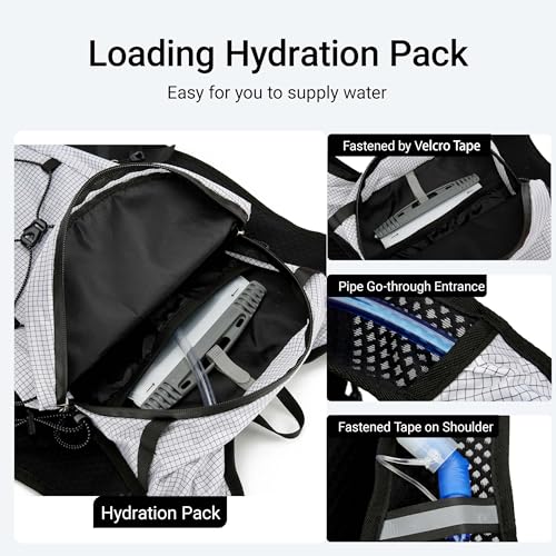 Mochila Deportiva Ligera con Hidratación para Trekking miniatura 3